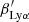 $ \beta_{{\rm Ly\alpha}}^{\prime} $