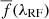 $ \overline{f}(\lambda_{\mathrm{RF}}) $