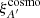 $ \xi_{A^\prime}^{\rm cosmo} $