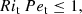 $$ \begin{aligned} Ri_\mathrm{ t} \, Pe_\mathrm{ t} \le 1, \end{aligned} $$