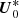 $ \boldsymbol{U}_0^* $