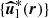 $ \{\boldsymbol{\widehat{u}}_{\mathrm{l}}^* (\boldsymbol{r})\} $
