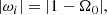 $$ \begin{aligned} |\omega _i| = |1-\Omega _0|, \end{aligned} $$