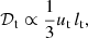 $$ \begin{aligned} \mathcal{D} _\mathrm{ t} \propto \frac{1}{3} u_\mathrm{ t} \, l_\mathrm{ t}, \end{aligned} $$