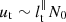 $ u_\mathrm{t} \sim l_\mathrm{t}^\parallel N_0 $