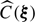 $ \widehat{C}(\boldsymbol{\xi}) $