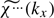 $ \widetilde{\chi^{\ldots}}(k_x) $