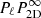 $ P_{\ell} P_{\mathrm{2D}}^{\infty} $
