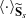 $ \langle \cdot \rangle_{\mathbf{\widetilde{S}}_s} $