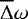$\overline\Delta \omega$