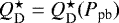${Q_{\textrm{D}}^{\star}}={Q_{\textrm{D}}^{\star}}(P_{\textrm{pb}})$