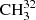 $ {\rm{CH}}_3^{32} $