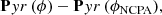 $$ \begin{aligned} \mathbf Pyr \,(\phi ) - \mathbf Pyr \,(\phi _\mathrm{NCPA} ), \end{aligned} $$
