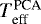 $T_{\textrm{eff}}^{\textrm{PCA}}$