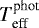 $T_{\textrm{eff}}^{\textrm{phot}}$