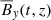 $ {{\overline{B}}_{\textit{y}}}(t,z) $