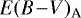 $E(B\!-\!V)_{\textrm{A}}$