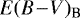 $E(B\!-\!V)_{\textrm{B}}$