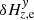 $ \delta H^{\mathit{y}}_{z,\mathrm{e}} $