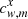 $ c^{x}_{\mathit{w},m} $