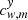 $ c^{\mathit{y}}_{\mathit{w},m} $