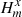 $ H_{m}^{x} $