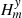 $ H_{m}^{\mathit{y}} $