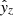 $ \hat{\mathit{y}}_{z} $