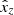 $ \hat{x}_{z} $