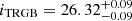 $ i_{\mathrm{TRGB}}=26.32^{+0.09}_{-0.09} $