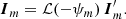 $$ \begin{aligned} {\boldsymbol{I}}_m = {\mathcal{L} }(-\psi _m)\,{\boldsymbol{I}}_m^\prime . \end{aligned} $$