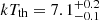 $ kT_{\mathrm{th}} =7.1^{+0.2}_{-0.1} $