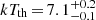 $ kT_{\mathrm{th}}\,{=}\,7.1^{+0.2}_{-0.1} $