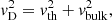$$ \begin{aligned} { v}^2_{\rm D}={ v}^2_{\rm th} +{ v}^2_{\rm bulk}, \end{aligned} $$
