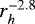 $r_h^{-2.8}$