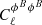$ C^{\phi^{B}\phi^{B}}_{\ell} $