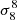 $ \sigma_{8}^{8} $