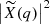 $ \left|\widetilde{X}(q)\right|^2 $