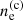 $ n_{\mathrm{e}}^{(\mathrm{c})} $