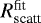 $R_{\textrm{scatt}}^{\textrm{fit}}$