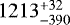 $1213^{&#x002B;32}_{-390}$