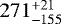$271^{&#x002B;21}_{-155}$
