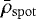$\bar{\rho}_{\mathrm{spot}}$