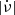$ |\dot\nu| $