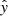 $ \hat{\mathit{y}} $