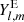 $ Y_{l,m}^{\mathrm{E}} $