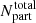 $ N_\mathrm{part}^\mathrm{total} $
