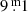 $ 9{{\overset{\text{ m}}{.}}}1 $