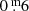 $ 0{{\overset{\text{ m}}{.}}}6 $