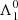 $ \Lambda_1^0 $